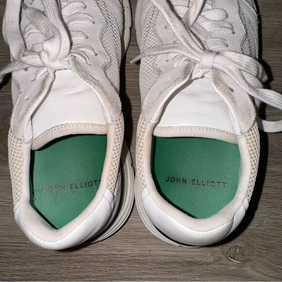 Women's John Elliott Vibram Collaboration White Edition One Runner Shoes - Picture 8 of 13